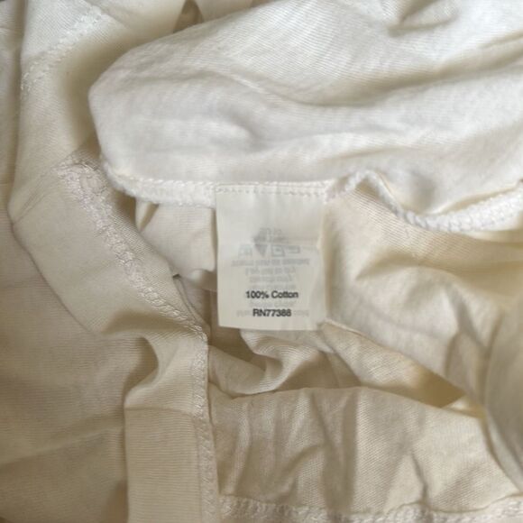 J Crew sz XS white ruffle front tank scoop neck - Picture 6 of 6